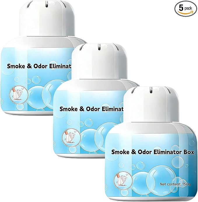 Smoke &amp Odor Eliminator Box for Home Indoor Air Purifier Magic Box Natural Plant-Based 150g Air Freshener Long-Lasting Freshness for Pets Dust Smoke PoIIen Dander Smell (3)