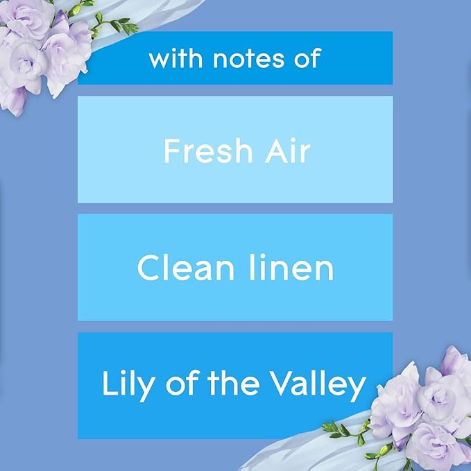 Automatic Spray Refill Air Freshener Clean Linen Fragrance 6.2 oz – Home Bathroom &amp Living Spaces (6 Regular Size)
