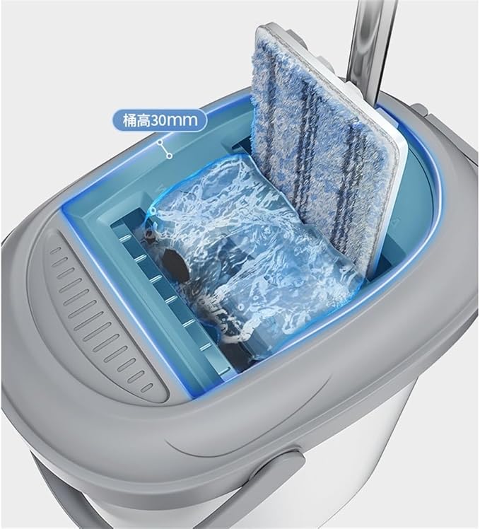 Flat Mop Hand-Free Household A Net Lazy Squeeze Water Floor