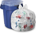 Aluf Plastics 56 Gallon Clear Bio-Flex Trash Bags 16 Micron (eq) 43 x 46 - 200 Count