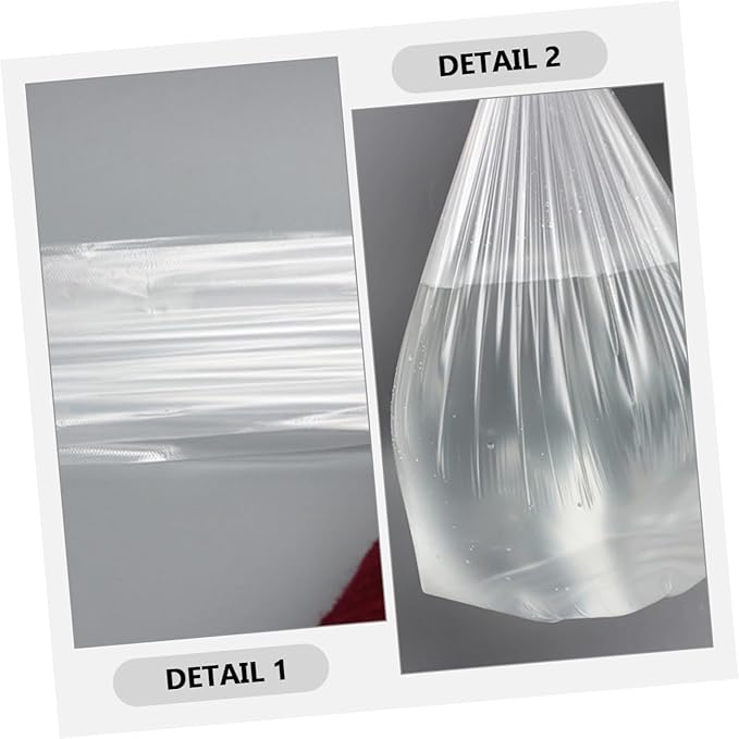 Thicken Plastic Trash Bags 6 Rolls 45x50cm 30 Bags Each Disposable for Home Wastebasket Liners