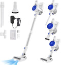 23KPa Powerful Cordless Vacuum Cleaner 2.6lb Ultra-Lightweight Stick Vacuum with Anti-Wrap Brush &amp 5 LED Lights 35-Min Max Runtime for Pet Hair Hardwood Floor Tile &amp Carpet