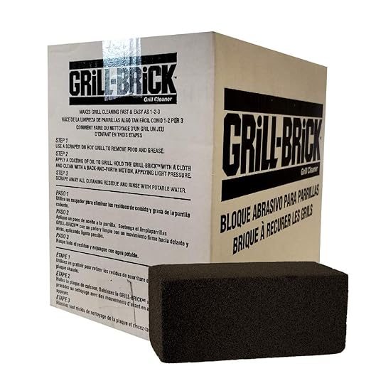 GrilBrik GB12 DISCO 8 Length x 4 Width x 3-1/2 Depth Griddle Cleaner (Case of 12)