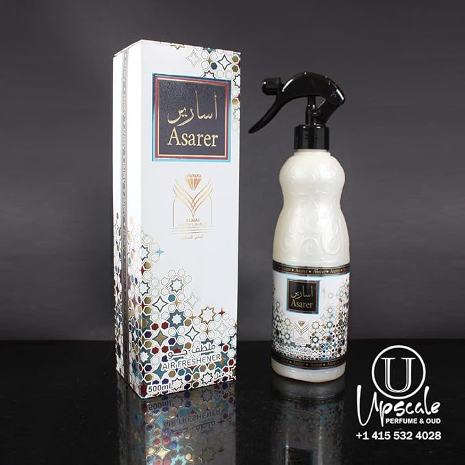 ††† Upscale Perrfume &amp Oud co. Asareer Air Freshener - 16.9FL.OZ Fabric spray - Natural Aged Oud Scent - Odor Fighting Room Spray - long lasting Aroma for home