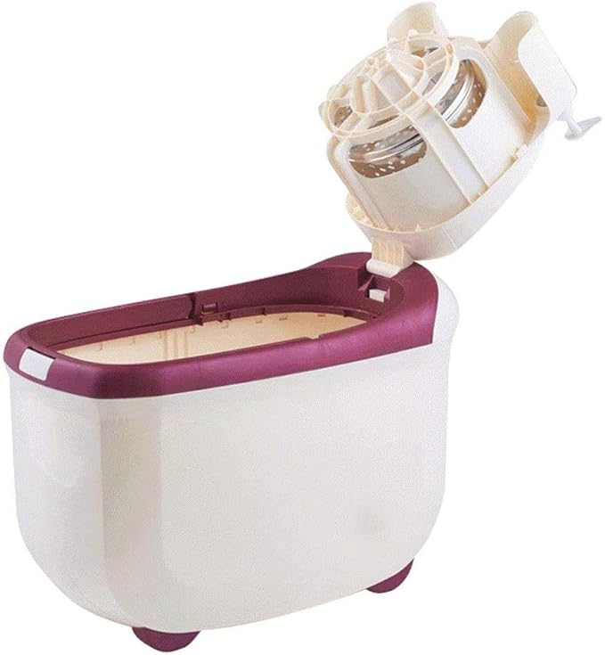 Mop-with Microfiber Mop Heads Stainless Steel Bucket with Detergent Dispenser for Floor