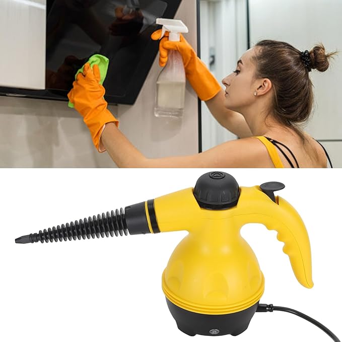 SIXRUN Handheld Steam Cleaner Lightweight Portable High Temp Steam Machine for Kitchen Bathroom Car Steam Machine (US Plug AC110V 15A)