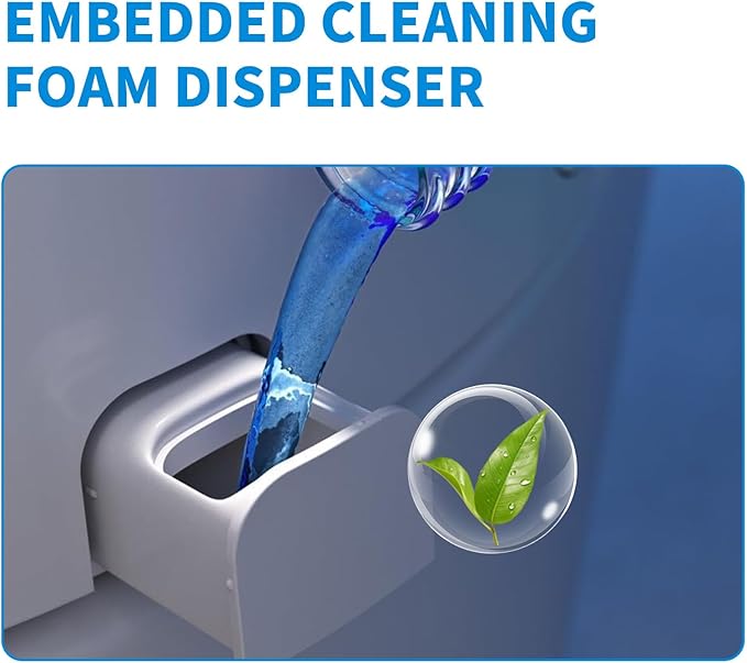 MAMADOU Foaming Shield Smart Toilet Special Foam Agent Cleaning Liquid Splash Control Deodorizing Toilet Cleaner For Fresh Comfortable Bathroom Environment 285ml 2Pack