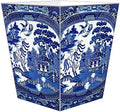 Marye-Kelley WB1386-Blue Willow Wastepaper Basket