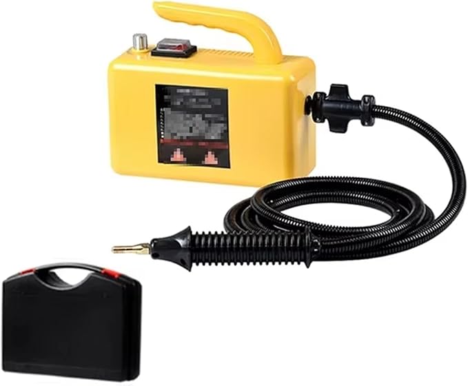2600W Household Electric Steam Cleaner 120℃ High Temperature Steam Portable Handheld Steamer Car Kitchen Brush Cleaning MachineYellow
