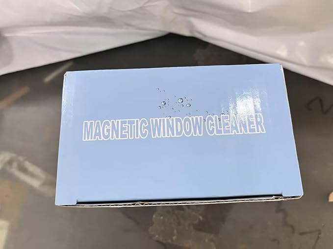 Magnetic Window Cleaner Glass Wiper Double Side Cleaning for 15-24mm Double Glazed Window Glass Surface Magnetic Strong Cleaning Brush Tool