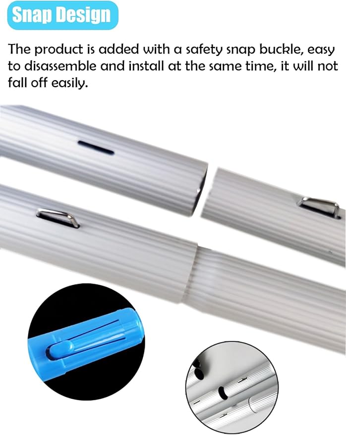 Retractable Window Cleaner Mops Kit 40 Ft Windows Clean Tool with Extension Pole Glass Cleaning Equipment for Indoor &amp Outdoor High Window Cleaning
