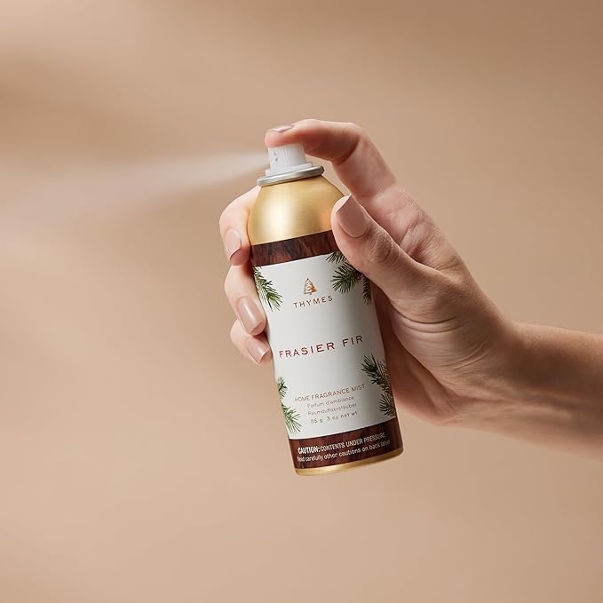 Thymes Home Fragrance Mist – Room Air Fresheners for Home Long Lasting – Air Freshener Spray – Pine Room Spray with Notes of Crisp Siberian Fir Needles Cedarwood &amp Sandalwood (Frasier Fir 3 oz)