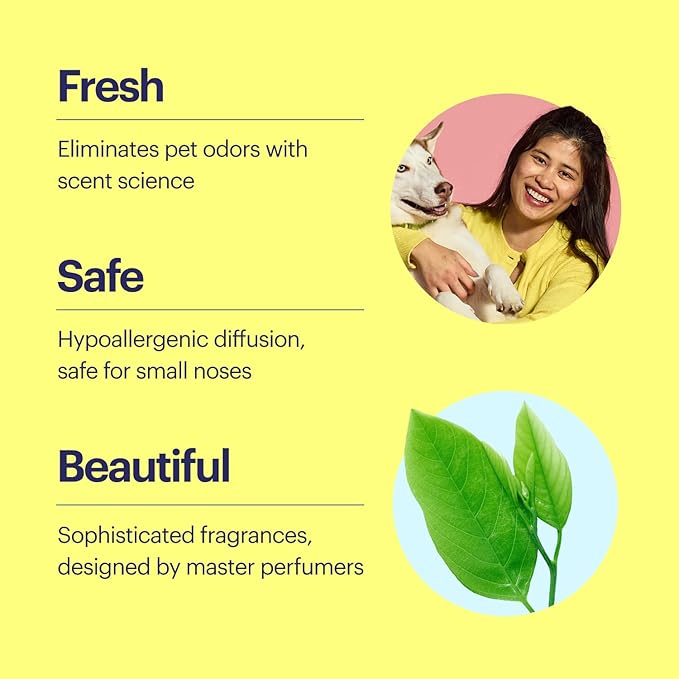 Aera True Loves Citrus Grove - Deodorizing Home Fragrance Scent Refill for Pet Odor - Notes of Wild Sage &amp Lemon - 25mL - For Use With Aera Diffuser (Sold Separately)