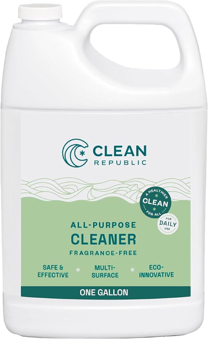 Clean Republic All-Purpose Cleaner Daily Use Cleaning Spray for Kitchens Bathrooms and More (F-Style Gallon (Pack of 1))