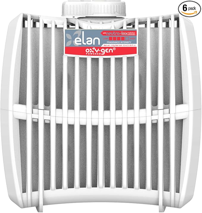 Oxygen-Pro - Elan Strong Fragrance Cartridge For Oxy-Gen Powered Commercial Air Fresheners and Deodorizers (6 Pack)