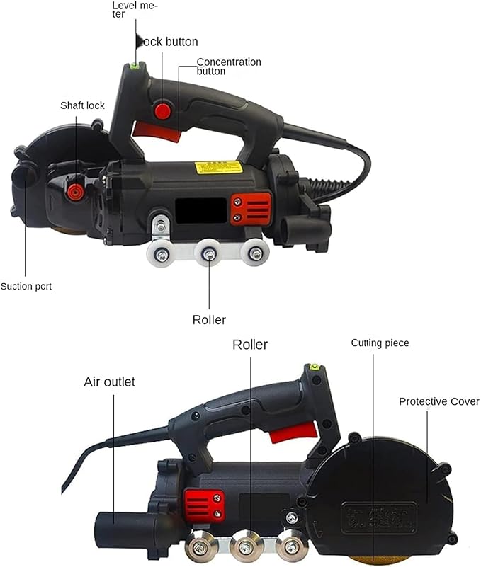Electric Tile Cutter Tile Joint Tool Grout Removal Scrape Edge caulking Tool kit Joint Cleaning Machine for Tile Joint Construction Tools
