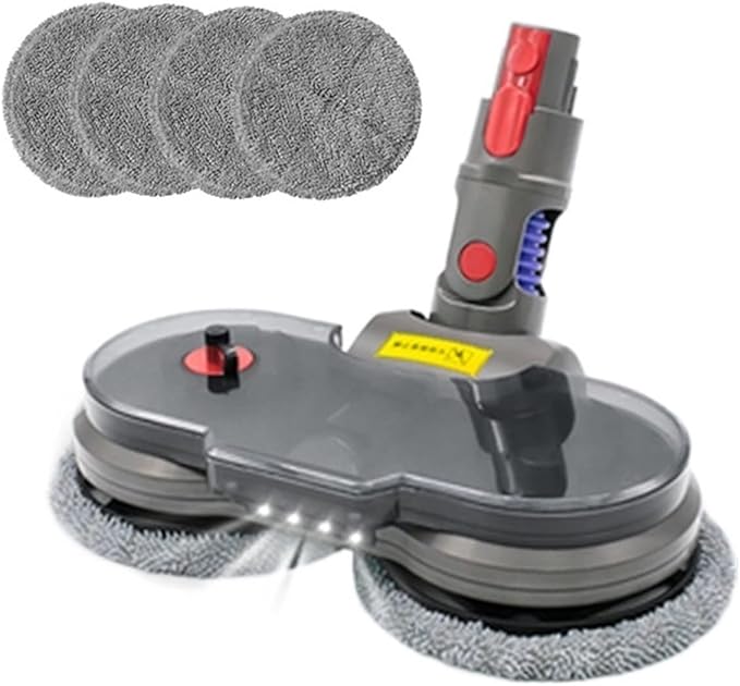 Electric Wet Dry Mopping Head Compatible with Dyson V6 V7 V8 V10 V11 V15 Vacuum Cleaner Mop Attachment with Removable Water Tank (Color : V7 V8)