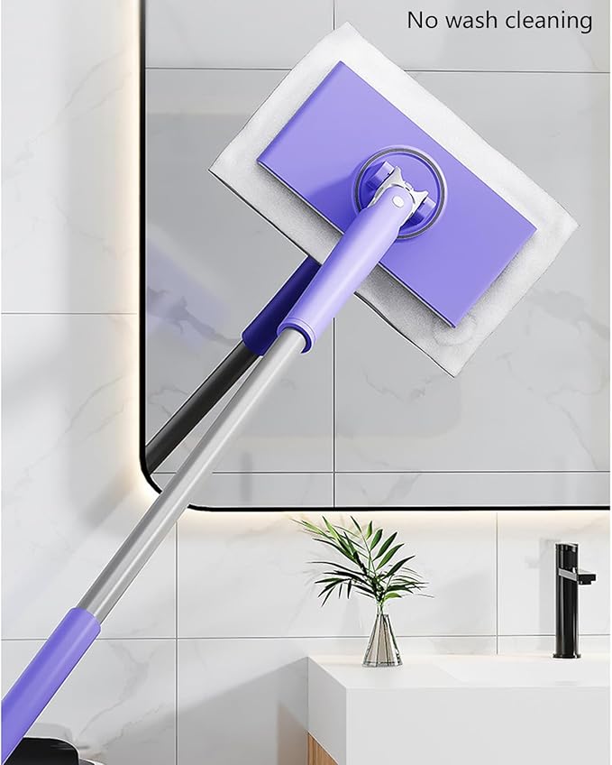 Sweeper Mop Flat with Auto Fabric Change 360°Rotation for Home Use Bathroom Mopping