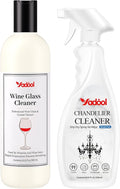 Elevate Your Home &amp Wine Experience Chandelier &amp Wine Glass Cleaner Bundle – Effortless Shine No-Wipe Luxury &amp Crystal-Clear Moments