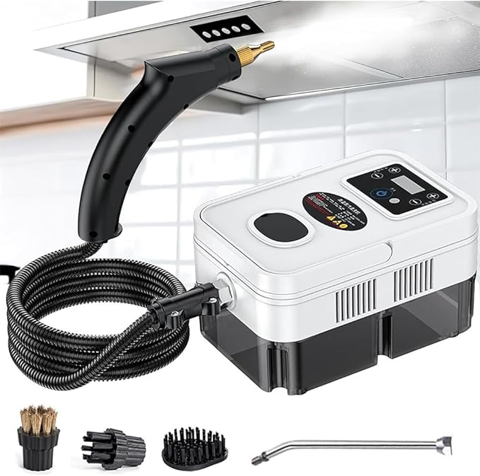 High Pressure Steam Cleaner Portable Steam Cleaner Handheld Steam Cleaner 1200Ml Large Capacity Cleaning Machine for Cleaning Tiles Cars