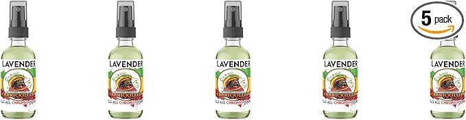 5 Pack of KronicKiller Air Freshener &amp Burning Oil Liquid Spray 1 Fl Oz Long Lasting Scent Duration Car &amp Room Deodorizing (Lavend)
