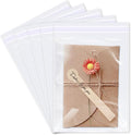 iMailer - 1000 Pcs - 6 x 9 Clear Plastic Cellophane Bags - Resealable Self Sealing Cello Bags for A7 A8 A9 Cards &amp Envelopes Photo Prints Candies