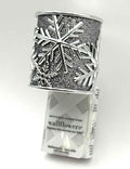 White Barn CHRISTMAS SILVER SNOWFLAKES Wallflowers Fragrance Plug
