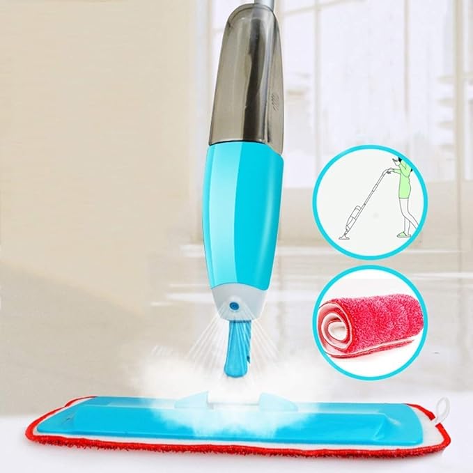 Mop Spray Spray Flat mop Large Lazy Tow Free Hand-Washed Wooden Floor mop
