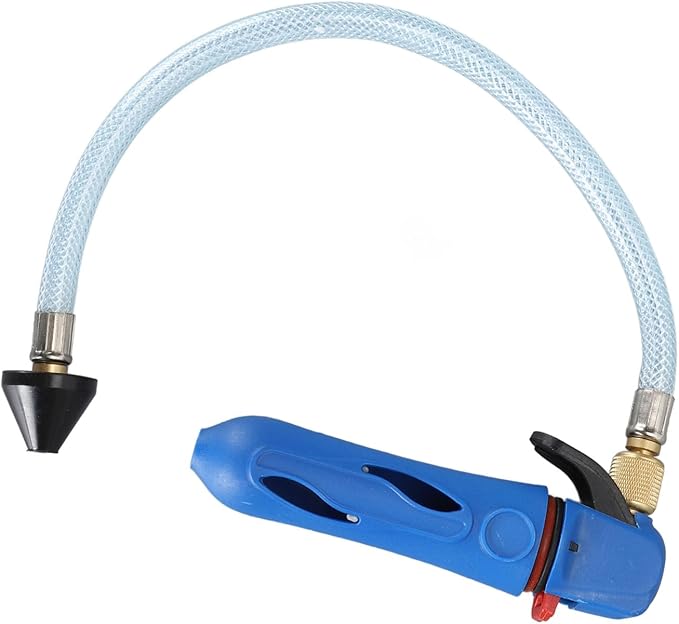 Semme Versatile Threaded Drain for AC Condensate Lines Efficient CO2 Cleaner with Flexible Hose and Design (Blue)