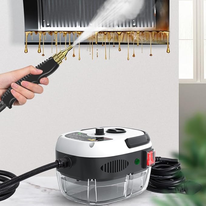 Car Steam Cleaner Portable Handheld Steam Cleaner 2500W Pressurized Steam Cleaner High Temperature Pressurized Steam for Home Car Kitchen