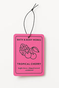 Bath &amp Body Works Tropical Cherry Hanging Fragrance Diffuser – Long-Lasting Fruity Air Freshener for Car Closet or Home Refillable Decorative Scent Diffuser (3-Pack)