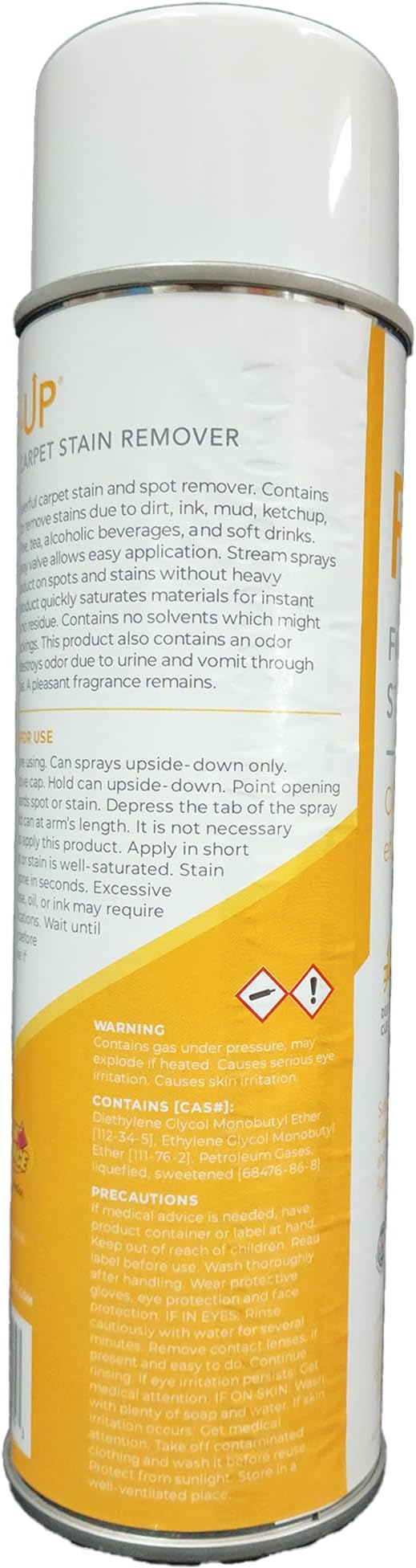 Pile-Up Foaming Carpet Stain Remover Foaming Aerosol 18 oz Net (3 3 Pack)