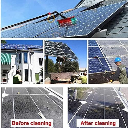 Photovoltaic Cleaning BrushGlass Cleaning BrushWindow Cleaning Pole Water Fed Telescopic Brush Extendable Cleaner Conservatory RoofCleaning Photovoltaic and Solar Panels Water Fed Pole Ki