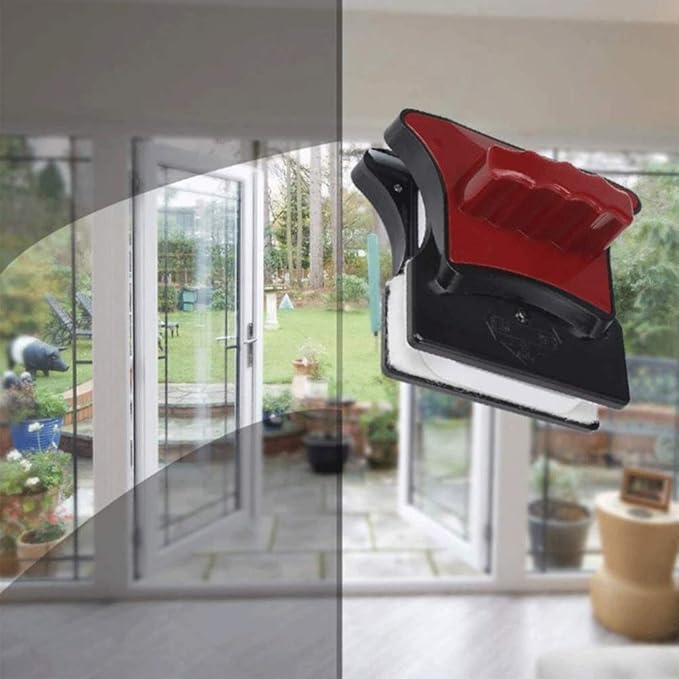 Glass Wiper Magnetic Window Glass Cleaner Tools Household Glider Washing Glass Cleaning Brush for High-Rise Glazed Windows 18-30mm