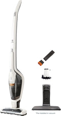 Electrolux Ergorapido Cordless 2-in-1 Vacuum Cleaner with High Suction Power and 180° EasySteer Mobility 48-Minute Run Time 2 Power Modes Satin White