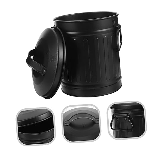 Simple Design Pencil Cup Desk Organizer Kitchen Trash Cans Small Wastebasket Material Multi-use