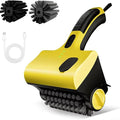 High-Speed Cordless Electric Grill Cleaner Bristle-Free Rechargeable Brush Picnic Camping BBQ Wire Bathroom Tile Bathtub Cleaning Tool