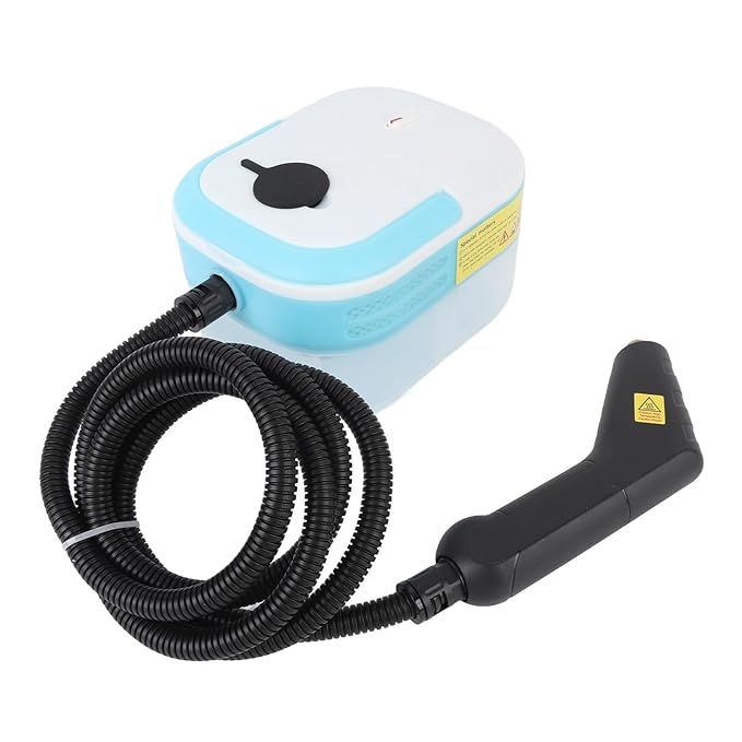 Yinhing Handheld Steam Cleaner Powerful 1200W Multi Functional Portable Steamer Fast Heating 10s for Kitchen Bathroom Tile Car Detailing ABS Material 1200ml Tank (US Plug 110V)