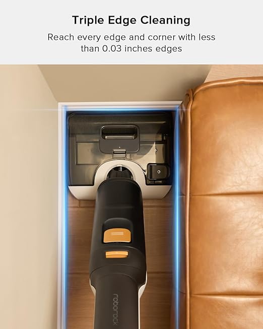 roborock F25 BX Wet Dry Vacuum Cleaner Cordless Vacuum Mop All in One with 20000Pa 194°F Hot Air Flash Drying &amp Self Cleaning Zero-Tangle Wet Mop Cleaner for Hard Floor 180° Lie Flat