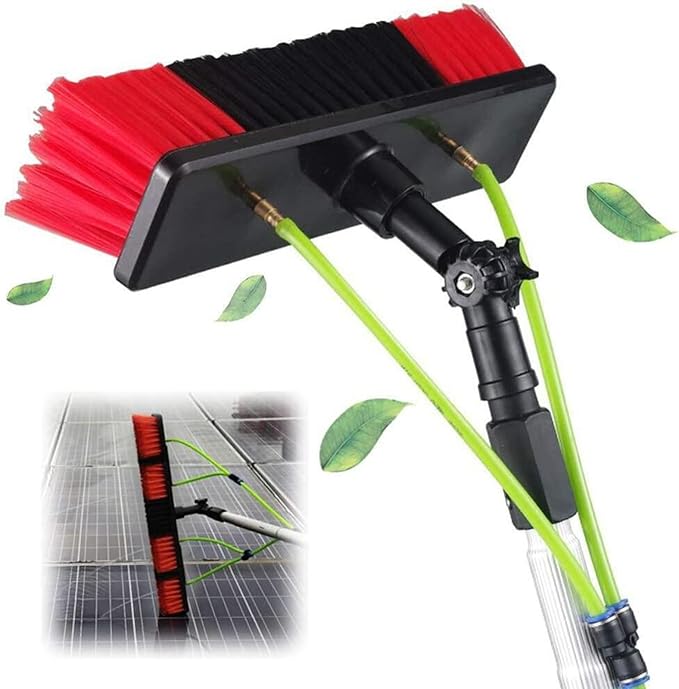 Professional Window Cleaner Window Cleaning Tool with Extension Pole 10-39ft Telescopic Window Washing Equipment with Bendable Head for Cleaning Home Windows Glass Cars Solar Panel Cleaning Kit