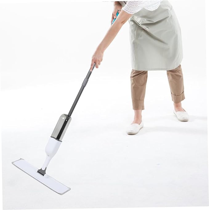 Didiseaon 1set Floor Cleaning Mop Wet Dry Use Mops for Hardwood Laminate Tile Cork Microfiber Pads