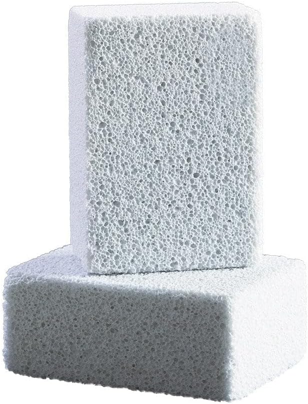 Magic Grill Stone Set Of 2 For Removing BBQ Grease Non Toxic Odorless