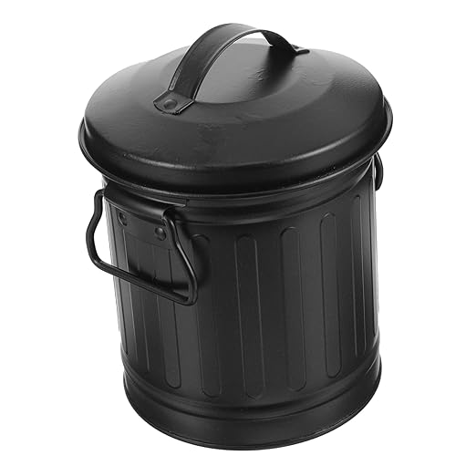 Simple Design Pencil Cup Desk Organizer Kitchen Trash Cans Small Wastebasket Material Multi-use