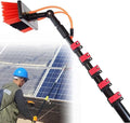 30 FT Washing Set Equipment Telescopic Extension Pole Cleaning Kit Suitable for Window CleaningExtendable Roof Solar Panel Cleaner5.4m