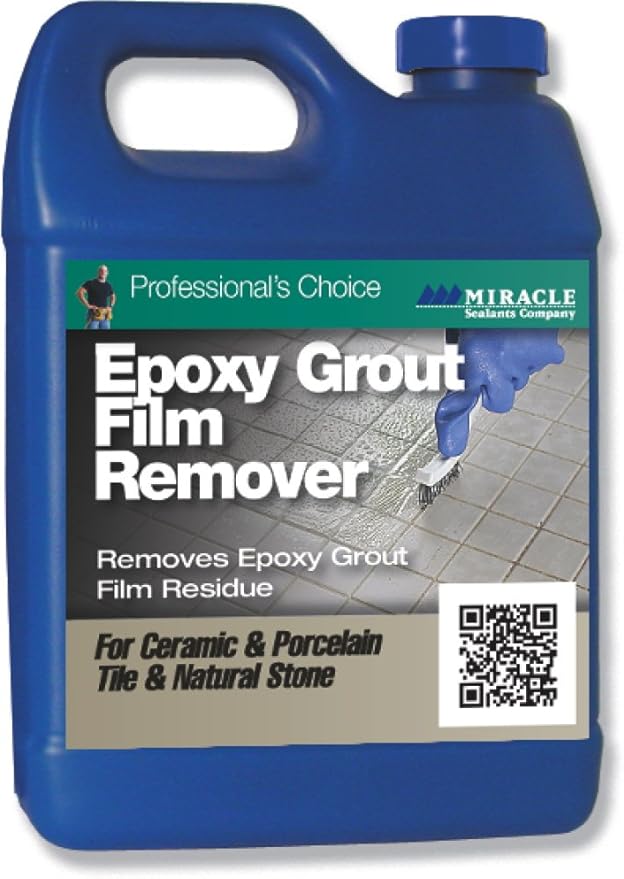 Miracle Sealants Epoxy Grout Film Remover for Ceramic &amp Porcelain Tile Tile &amp Natural Stone Quart
