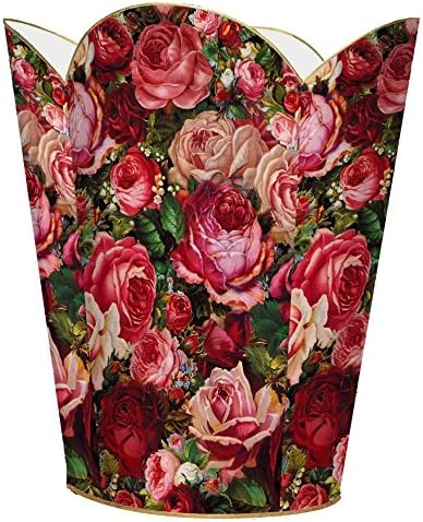 Marye-Kelley WB731-Roses Wastepaper Basket