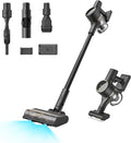 DREAME Cordless Stick Vacuum R20 Pure 150AW Powerful Suction Celeste LED Illumination Anti-Tangle Hard Floor &amp Carpet Cleaning Up to 90Min Runtime LED Screen Lightweight Versatile Attachme
