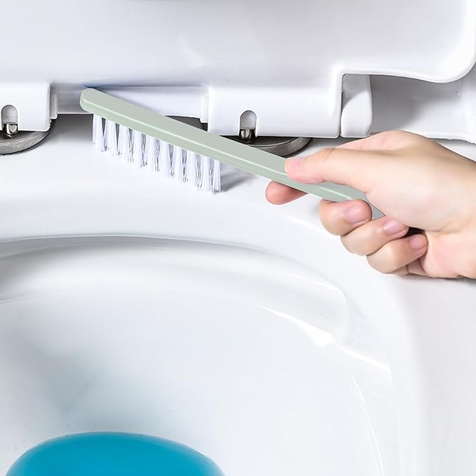 Plastic Toilet Brush Set Strawberry Green Bathroom Accessories Includes 2 Toilet Brushes &amp Holder