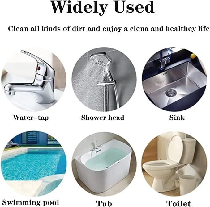 Pumice Stone Toilet Bowl Cleaner with 1Toilet Handle and 7 Cleaning Stone+Extra 10Pack Refills