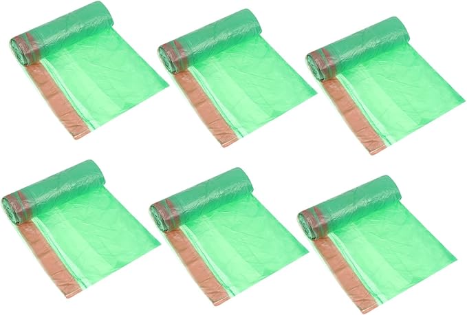 10 Packs Disposable Drawstring Trash Bags Household Plastic Waste Organizer for Kitchen Bathroom Office Living Use
